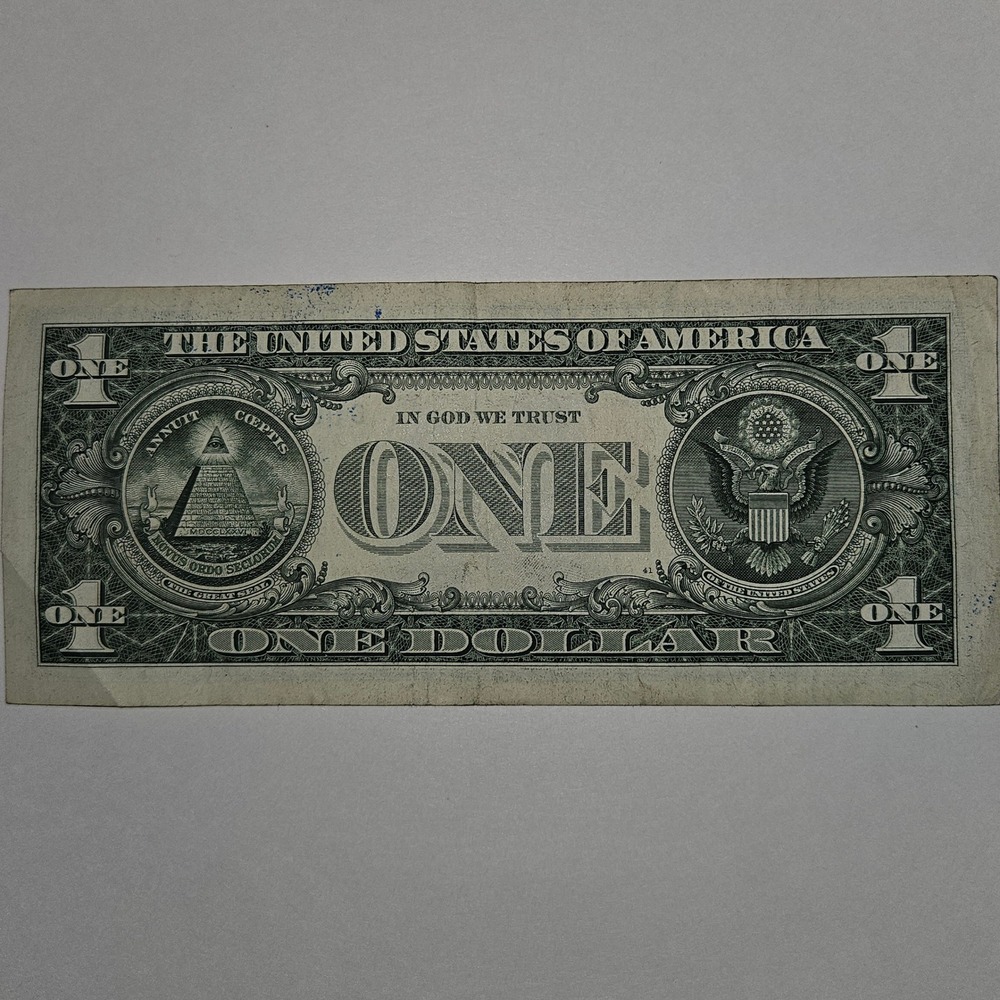 2017A One Dollar Bill Trinary Note Chicago G00088878F Fancy SN (B229) - Picture 3 of 4